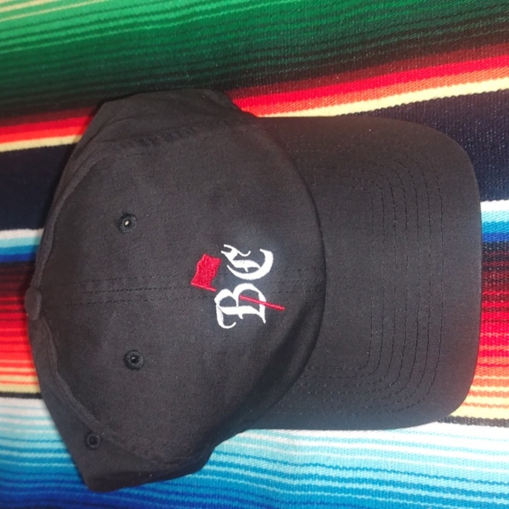 BC Red Flag Embroidered Strapback Golf Hat Cap New